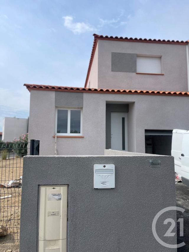 Maison &agrave; louer - 4 pi&egrave;ces - 81,31 m2 - Theza - 66 - LANGUEDOC-ROUSSILLON