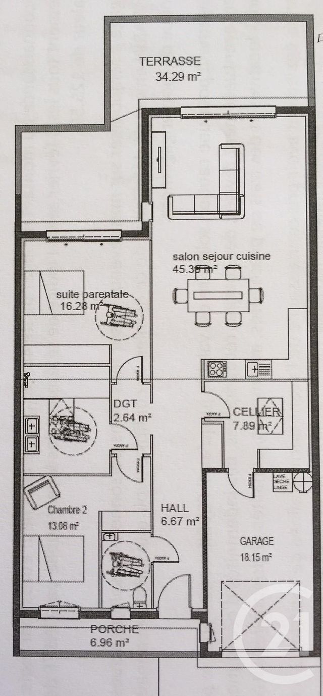 Maison &agrave; louer - 3 pi&egrave;ces - 103,89 m2 - Argeles Sur Mer - 66 - LANGUEDOC-ROUSSILLON